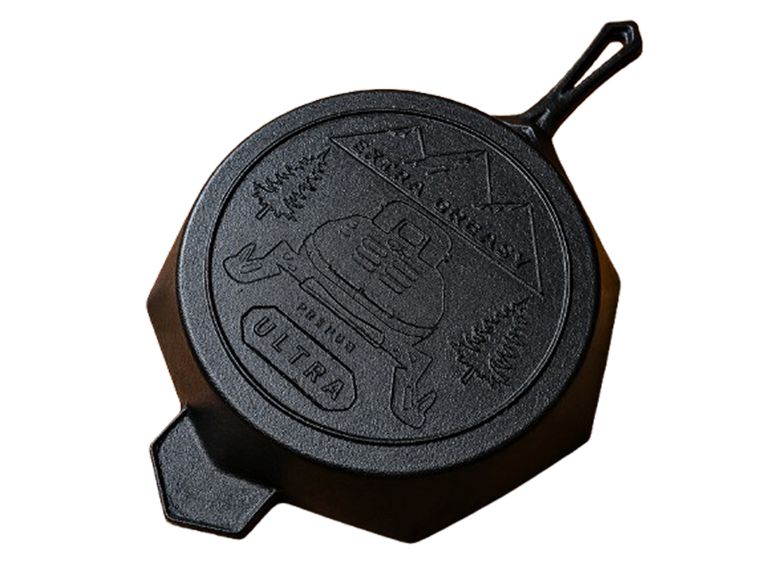 Custom cast iron skillet